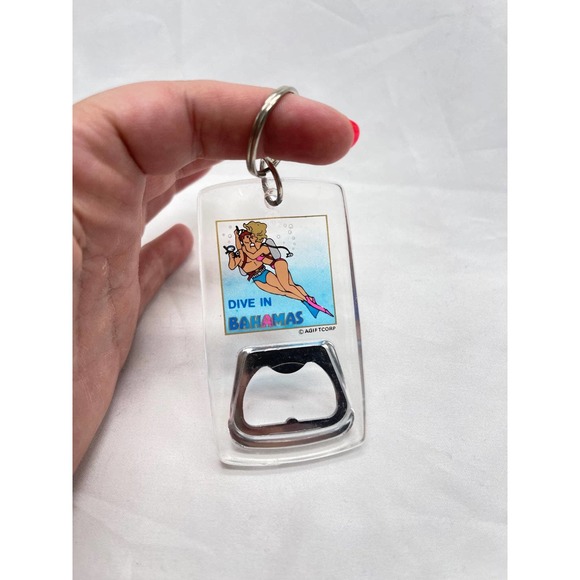 VTG Bahamas keychain bottle opener - Picture 1 of 4
